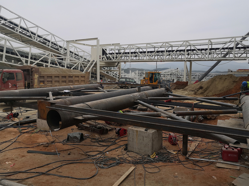 黔东南螺旋钢板仓湛江5000吨项目进展